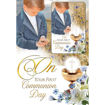 Picture of ON YOUR FIRST COMMUNION DAY CARD BOY